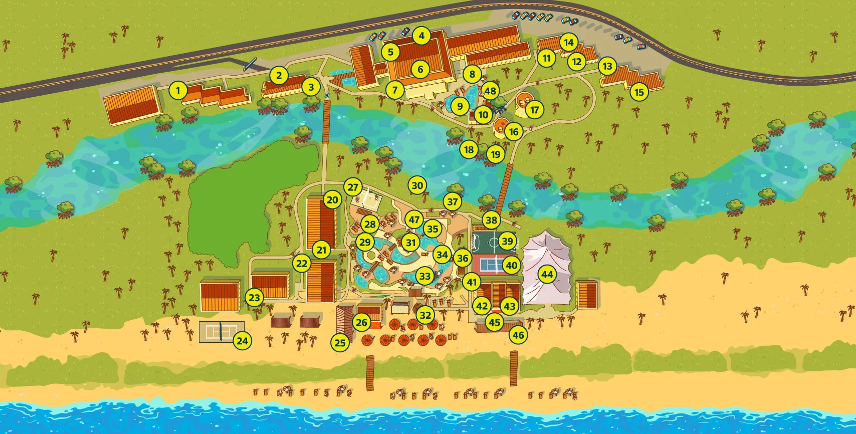 Mapa do Salinas Maragogi