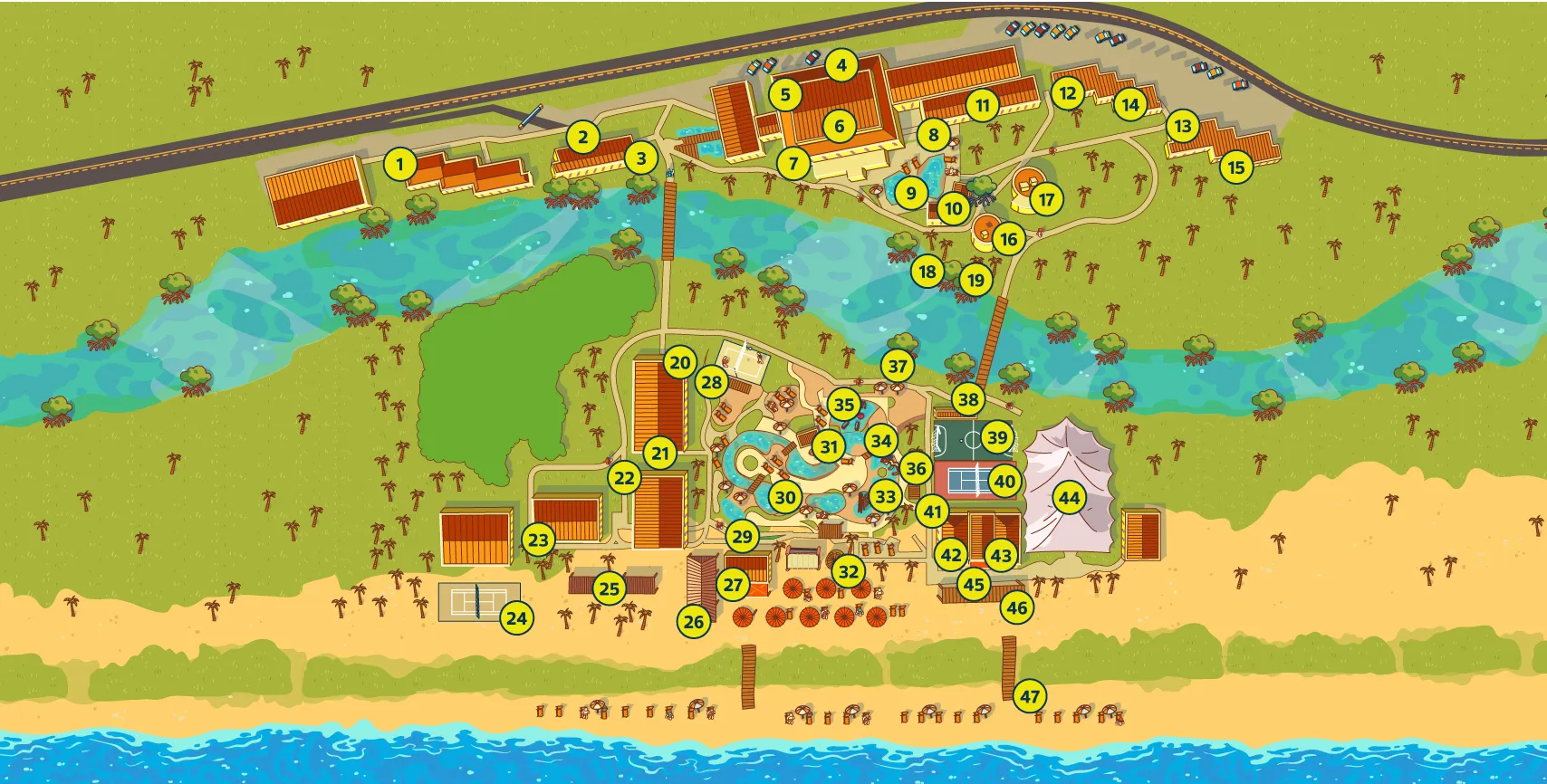 Mapa do Salinas Maragogi