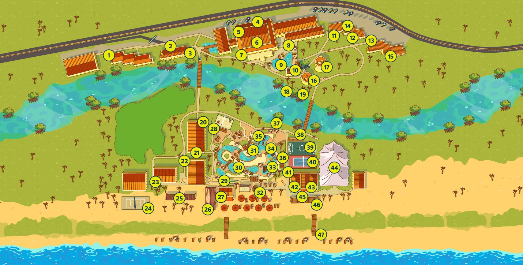 Mapa do Salinas Maragogi