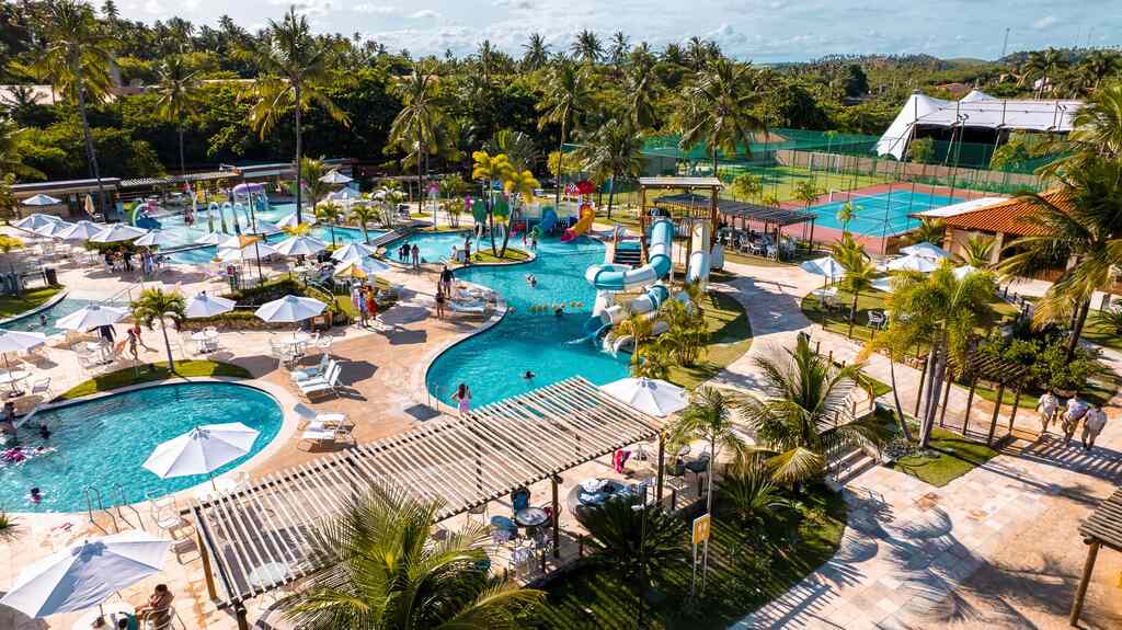 área de lazer do Salinas, opção de resort com acessibilidade para cadeirantes
