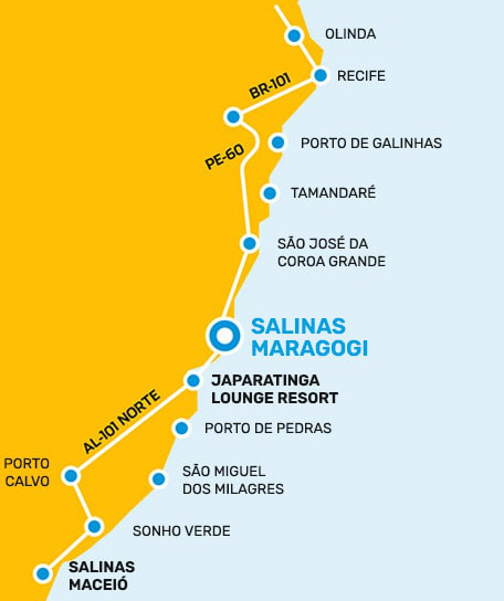 Mapa Maragogi