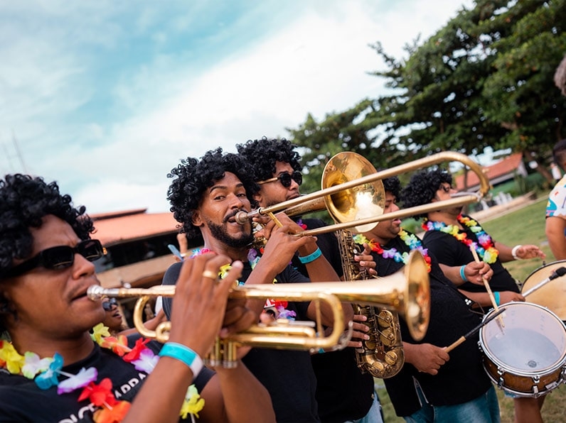 Orquestra musical do Carnaval Salinas Maceió.