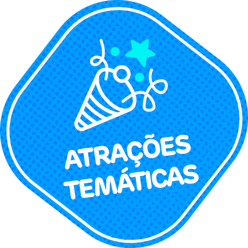 Atrações temáticas.