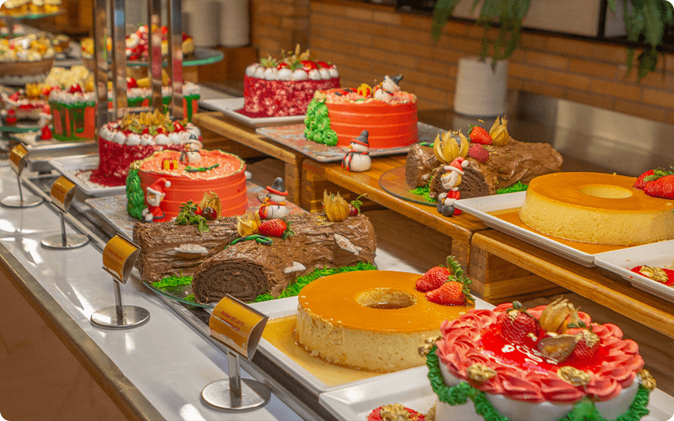 Deliciosos pratos natalinos do Natal no Salinas Maragogi.