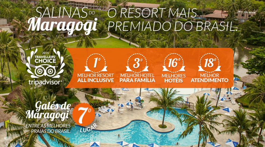 O Resort mais premiado do Brasil