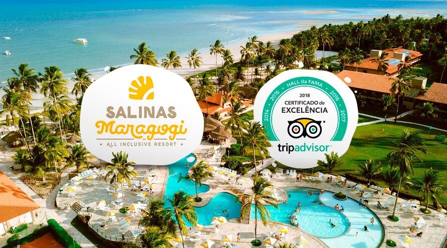 Salinas Maragogi recebe Certificado de Excelência 2018 no Tripadvisor