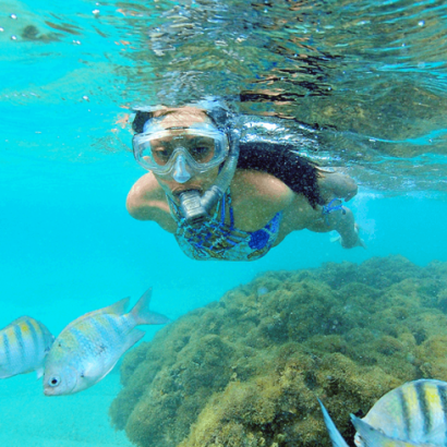 Mergulhos nas piscinas naturais de Maragogi